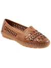 Trotters Rory Woven Flat In Brown