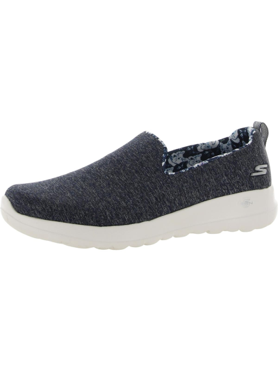 Skechers Bella Yorkie Womens Slip On Flat Casual And Fashion Sneakers In Blue