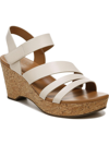 Naturalizer Cynthia Platform Wedge Sandal In White
