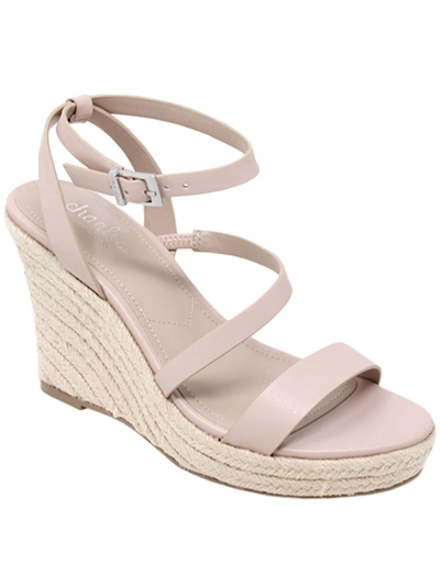 Charles By Charles David Lightning Womens Faux Leather Strappy Espadrilles In Beige