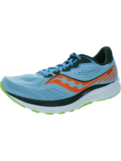 Saucony Ride 14 Mens Performance Gym Running Shoes In Multi