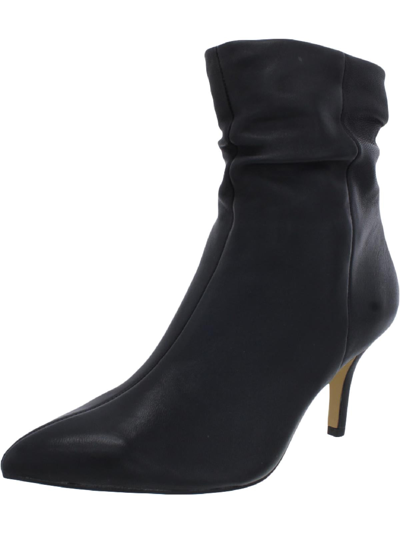 Bella Vita Danielle Womens Leather Stiletto Ankle Boots In Black