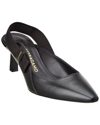 FERRAGAMO FERRAGAMO VARA LEATHER SLINGBACK PUMP