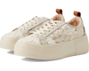 42 Gold Glee Lace Platform Sneaker In White