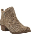 LUCKY BRAND BASEL WOMENS TEXTURED ANKLE BOOTS