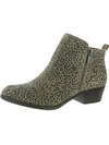 LUCKY BRAND BASEL WOMENS TEXTURED ANKLE BOOTS