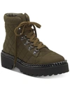 Vince Camuto Maissa Womens Leather Embellished Ankle Boots In Green