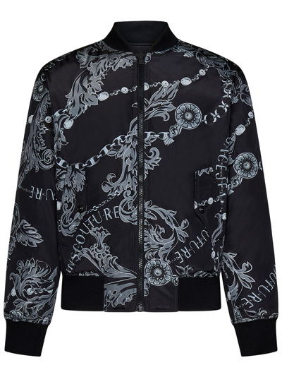 Versace Jeans Couture Chain Couture Jacket In Black