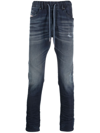 Diesel Tapered Krooley Jogg Jeans In Blue