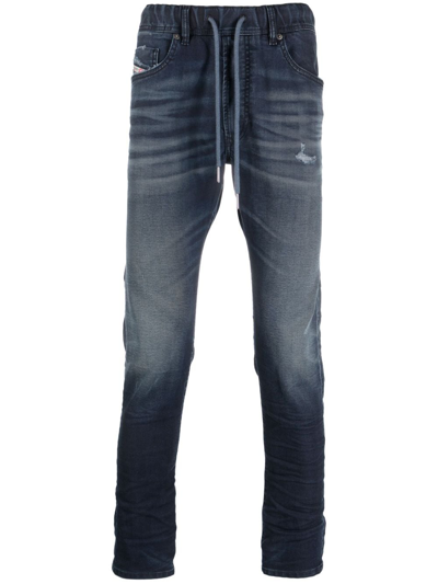 Diesel Tapered Krooley Jogg Jeans In Blue