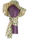 Etro Seidenhut Mit Breiter Krempe In Green