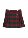 Siola Tartan-print Pleated Skirt In Green