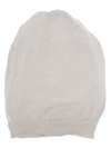 RICK OWENS FINE-KNIT CASHMERE BEANIE