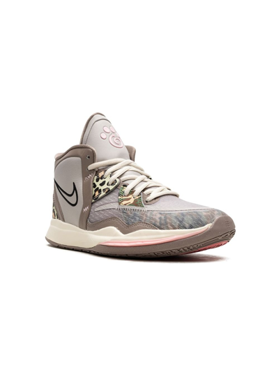 Nike Kids' Kyrie Infinity "leopard Camo" Sneakers In Grey