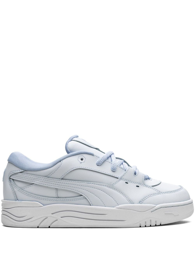 Puma 180 Corduroy Sneakers In White In Feather Gray-feather Gray