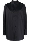 Lemaire Cotton Shirt In Black