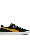 Puma Clyde Og Sneaker In  Black-yellow Sizzle