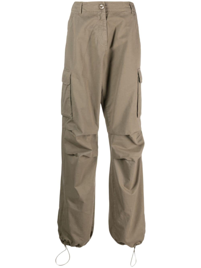 Coperni Cargo Straight-leg Trousers In Neutrals