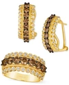 Le Vian Chocolate Nude Diamond Multirow Ring Earring Collection In 14k Gold In White Gold