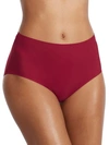 Tc Fine Intimates Wonderful Edge Matte Microfiber Modern Brief In Rhubarb