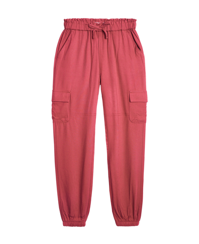 Epic Threads Toddler Girls Solid Cargo Joggers, Created For Macy's In Slate Rose
