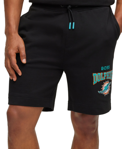 Hugo Boss Boss By  Boss By  X Nfl Men's Shorts Collection In Miami Dolphins