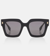 Fendi Roma Square Acetate Sunglasses In Black