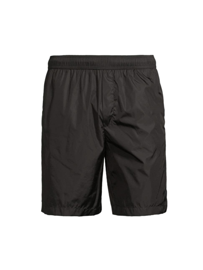 Moncler Men's Nylon Swim Shorts In Black