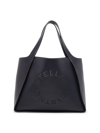 Stella Mccartney Stella Logo Tote In Mood Indigo