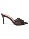 L Agence Pointed Toe Sandal In Black