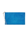 Judith Leiber Women's Crystal-embellished Zip Pouch In Silver Capri Blue