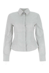 FENDI FENDI PINSTRIPED CORSET-WAIST SHIRT
