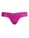 Hanky Panky Women's Signature Lace Low-rise Lace Thong In Countess Pink