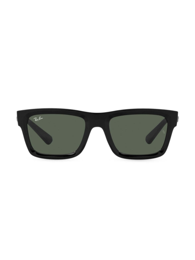 Ray Ban Men's Rb4396 54mm Rectangular Sunglasses In Black Green