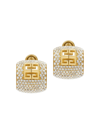 GIVENCHY WOMEN'S 4G EARRINGS IN METAL WITH CRYSTALS