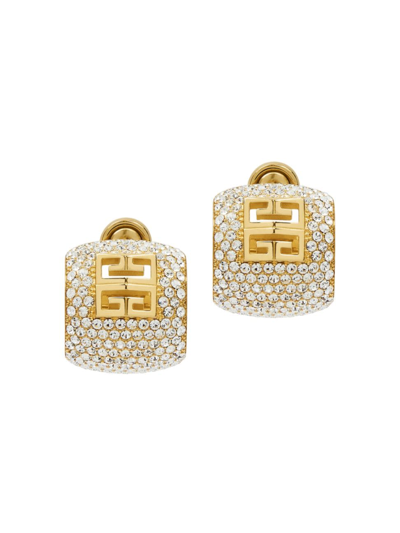 Givenchy Women's 4g Earrings In Metal With Crystals In Golden Yellow