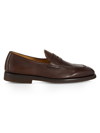 BRUNELLO CUCINELLI MEN'S LEATHER PENNY LOAFERS