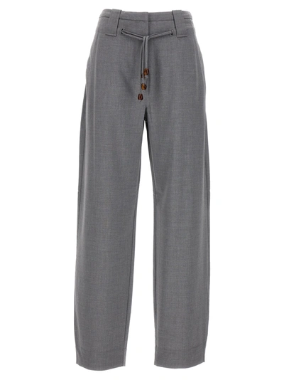 Ganni Drapey Pants Gray