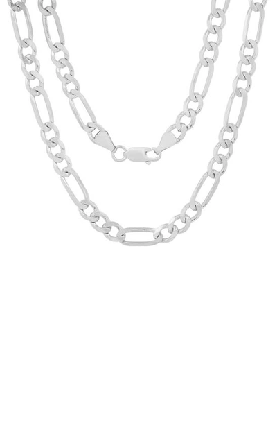 Queen Jewels Thick Italian Chain Necklace In Silver