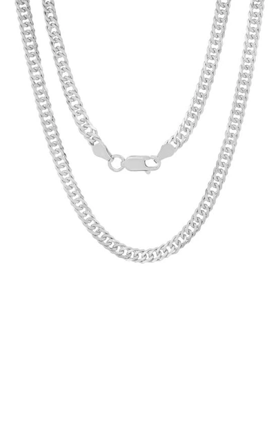 Queen Jewels Italian Chain Necklace In Silver