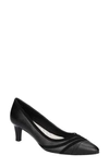 Easy Street Nobel Womens Slip On Pointed Toe Pumps In Black