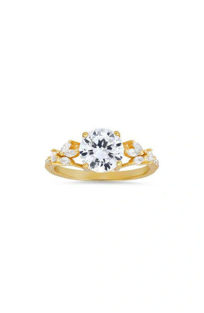 Queen Jewels Cubic Zirconia Ring In Gold