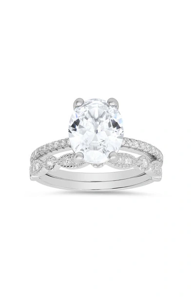 Queen Jewels 2-piece Cz Ring Set In Silver