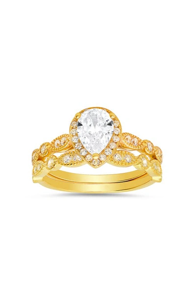 Queen Jewels 2-piece Ring Set In Gold