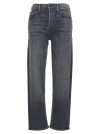 MOTHER THE TOMCAT ANKLE JEANS GRAY