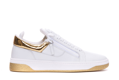 Giuseppe Zanotti Gz94 Contrast-trim Sneakers In White