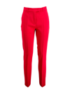 Max Mara Nepeta Ankle Pants In Rosso