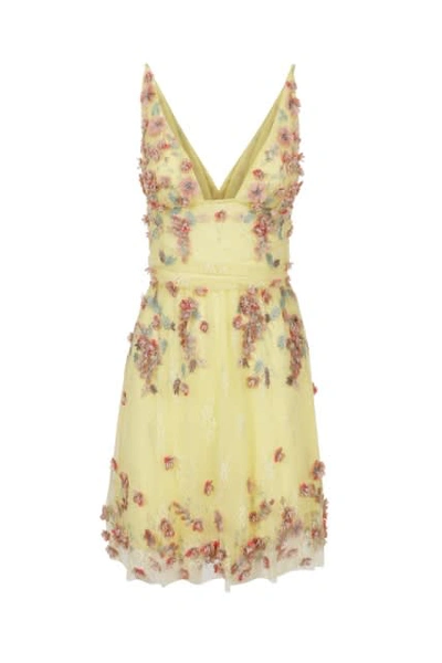 Amen Short Dresses In Pale Yellow