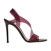 Gianvito Rossi Metropolis 115mm D'orsay Sandals In Bourgogne_bourgogne