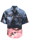 Dsquared2 Man Shirt Slate Blue Size 40 Cotton